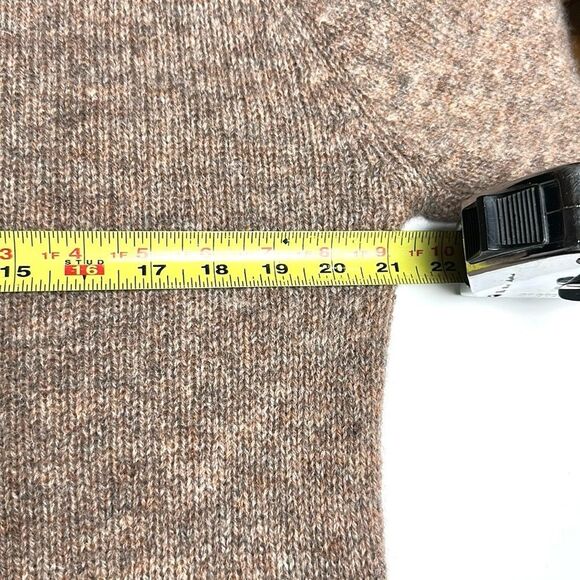 Braemar International Vintage Wool Sweater Pullover Taupe Crew neck Slim M/L - Picture 8 of 9